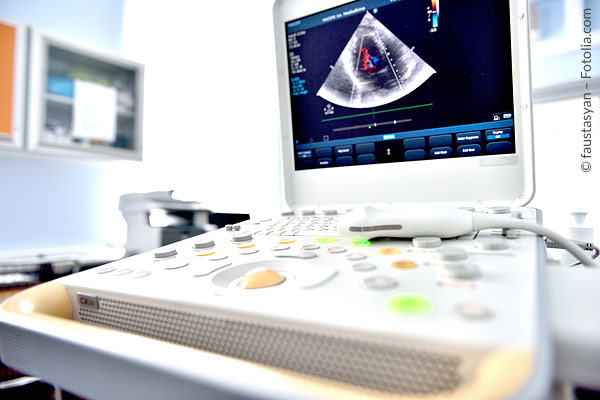 Mittels Echokardiographie (Ultraschall des Herzens) werden bei Bluthochdruck (Hypertonie) vorkommende Herzkrankheiten diagnostiziert.