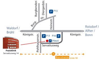 Anfahrtsskizze_Detail_Praxisklinik Bornheim