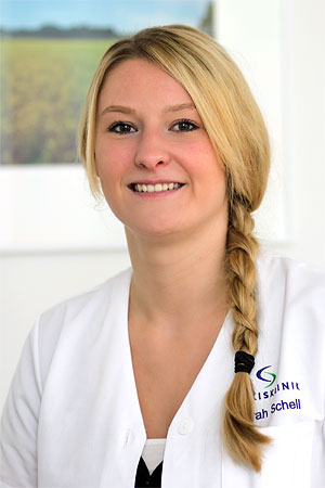 Sarah Schell Sarah Schell - Mitarbeiterin der Praxisklinik Bornheim bei Köln-Bonn
